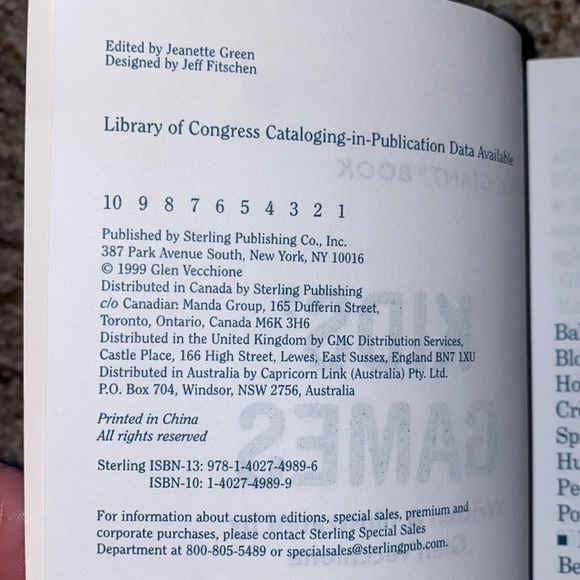 Kids’ Games Book - over 100 games for Indoor and Outdoor play with kids - Picture 5 of 6